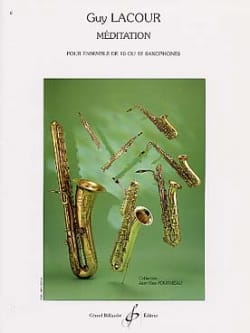 Méditation Guy Lacour Partition Saxophone