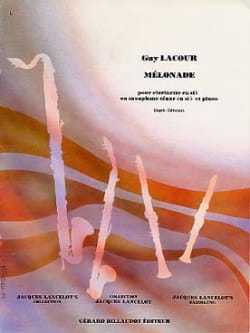 Mélonade Guy Lacour Partition Saxophone