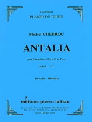 Antalia Michel Chebrou Partition Saxophone