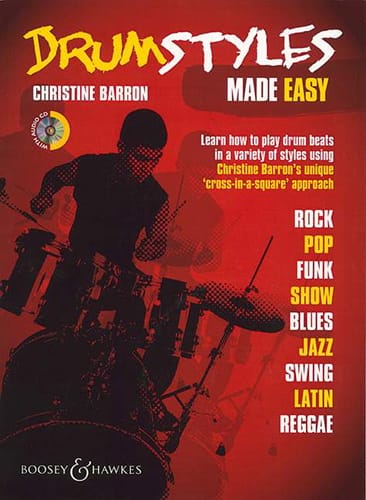 Drum Styles Made Easy Christine Barron Partition Batterie