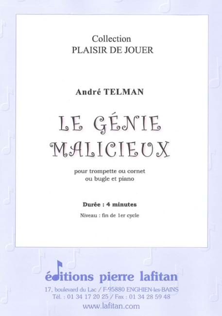 Le génie malicieux André Telman Partition Trompette