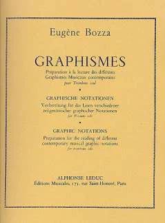 Graphismes Eugène Bozza Partition Trombone