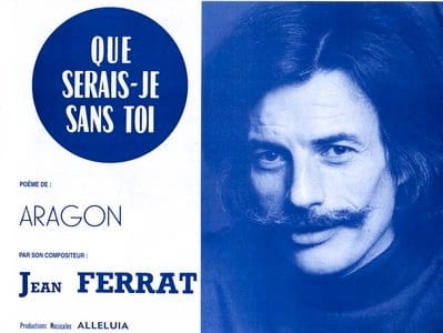 Que Serais Je Sans Toi? Jean Ferrat Partition Chanson française