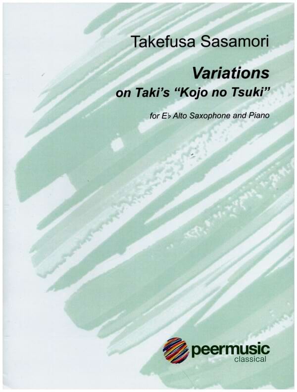 Variations On Taki's Kojo No Tsuki - Takefusa Sasamori - Partition
