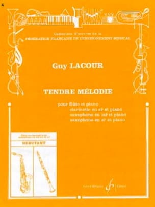 Tendre Mélodie - Guy Lacour - Partition - Saxophone