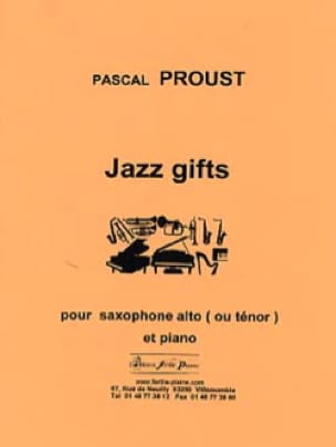 Jazz gifts Pascal Proust Partition Saxophone