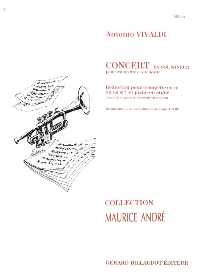 Concert En Sol Mineur - VIVALDI - Partition - Trompette
