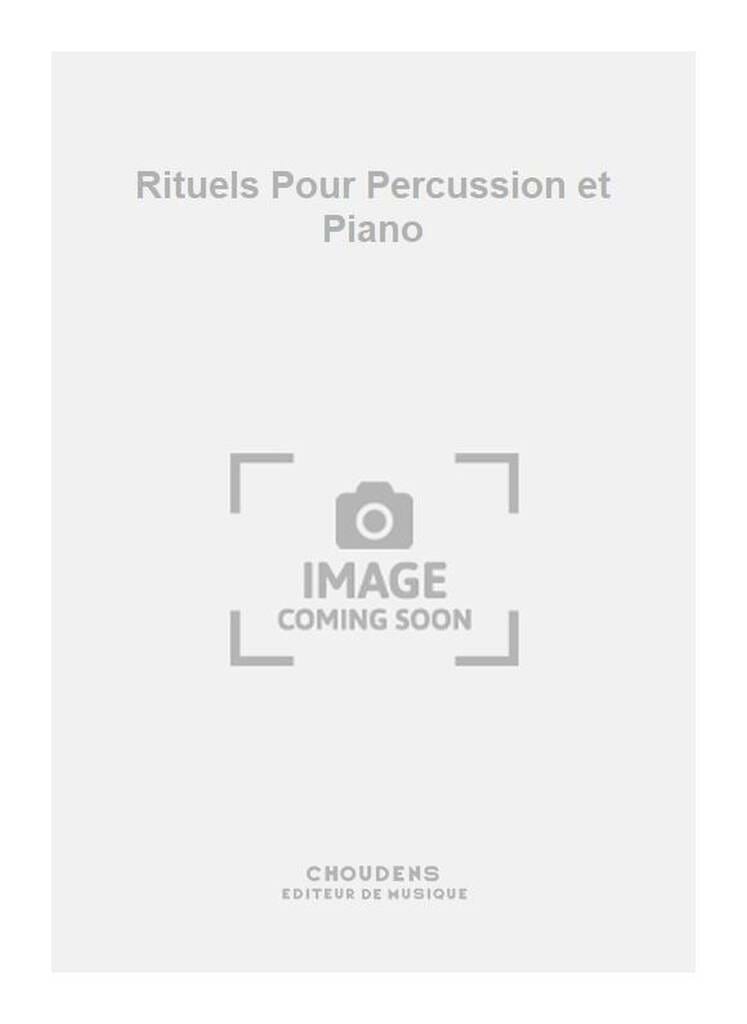 Rituels Jean Courtioux Partition Multi Percussions