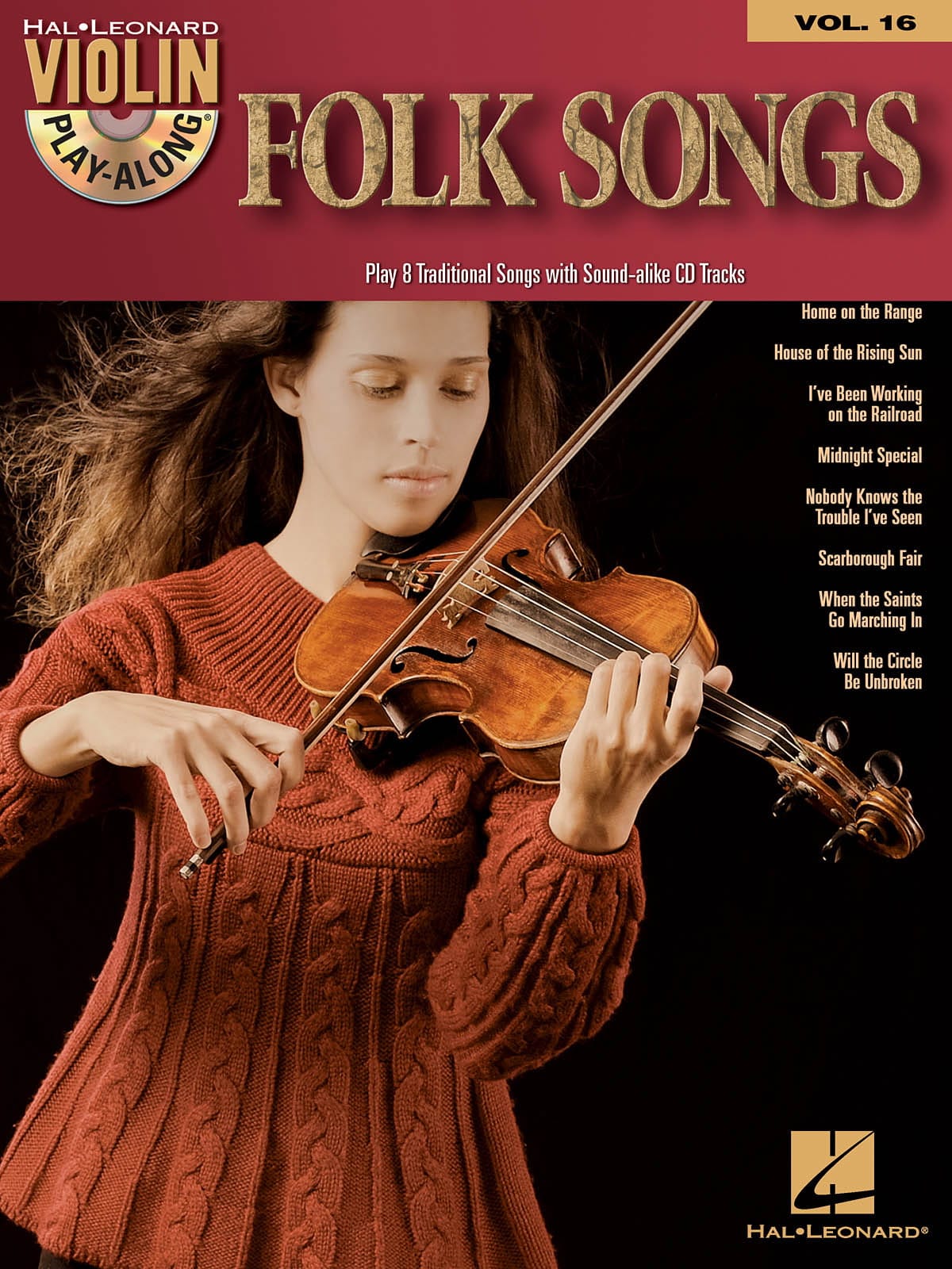 Violon Play-Along Volume 16 - Folk Songs Partition Violon