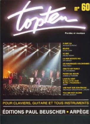 TOP TEN 60 Partition Chanson française