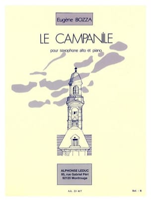 Le Campanile Eugène Bozza Partition Saxophone