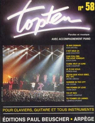 TOP TEN 58 Partition Chanson française