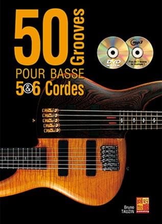 50 Grooves Pour Basse 5 & 6 Cordes Bruno Tauzin Partition Contrebasse