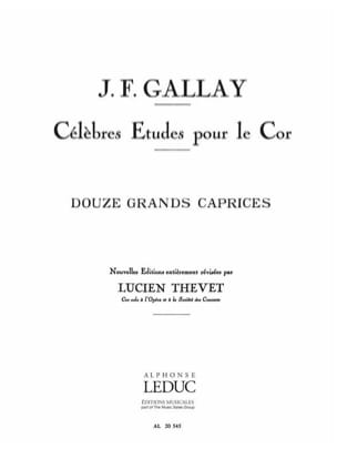 12 Grands Caprices Opus 32 Jacques-François Gallay Partition Cor