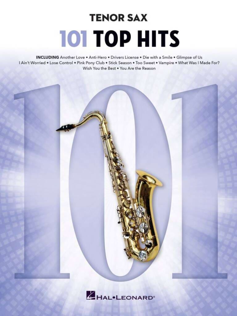 101 Top Hits - Saxophone Ténor Partition Saxophone