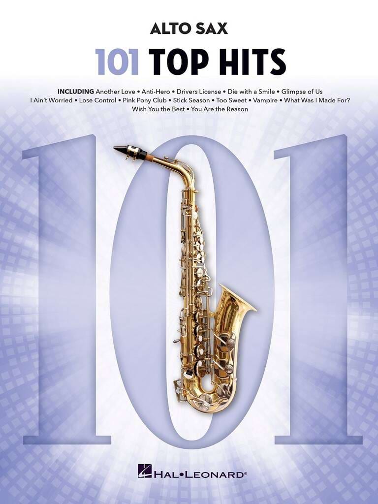 101 Top Hits - Saxophone Alto Partition Saxophone