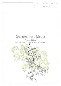 Grandmothers Minuet GRIEG Partition Trompette