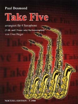 Take Five Paul Desmond Partition Saxophone