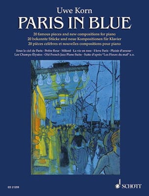 Paris in blue Uwe Korn Partition Chanson française