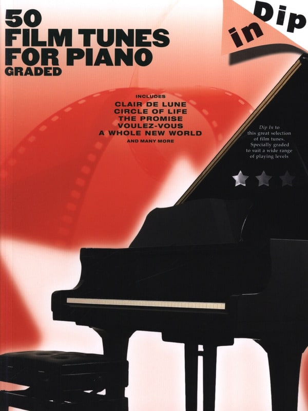 50 Film Tunes For Piano Graded - Dip In Partition Musique de film