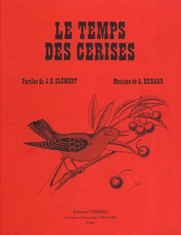 Le Temps des Cerises Partition Chanson française