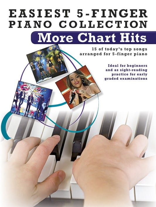 Easiest 5-Finger piano collection - More chart hits - Partition