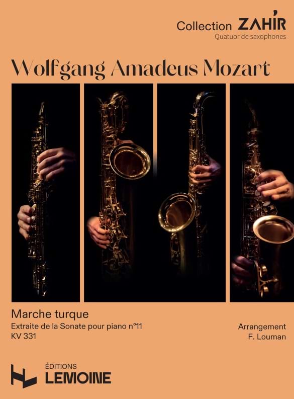 Marche Turque - 4 Saxophones MOZART Partition Saxophone