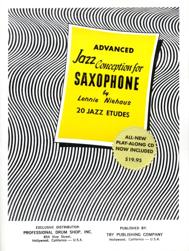 Advanced Jazz Conception For Saxophone - Lennie Niehaus - Partition