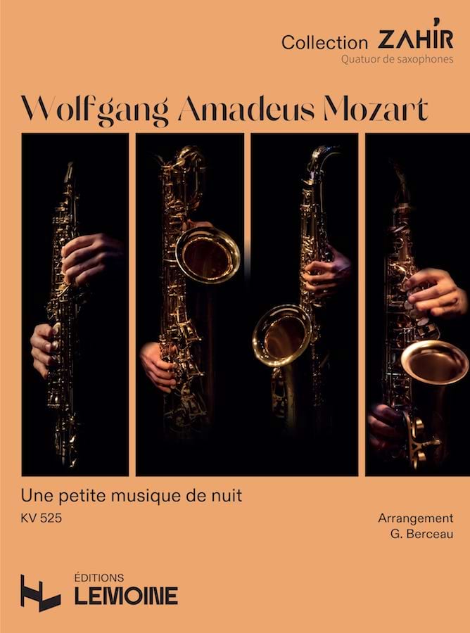Petite Musique de Nuit - 4 Saxophones - MOZART - Partition - Saxophone