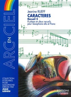 Caractères Volume 2 Jeanine Rueff Partition Saxophone