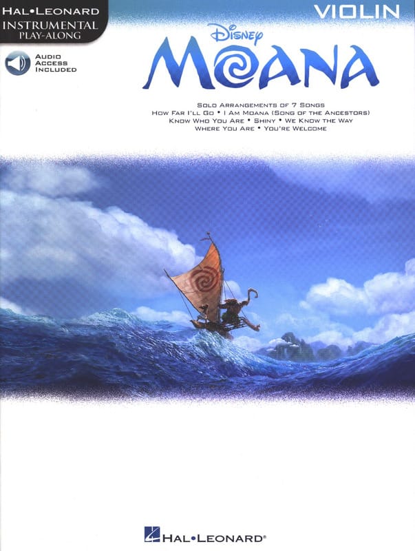 Vaiana - Musique du Film DISNEY Partition Violon