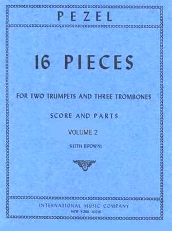 16 Pieces Volume 2 - Johann Christoph Pezel - Partition