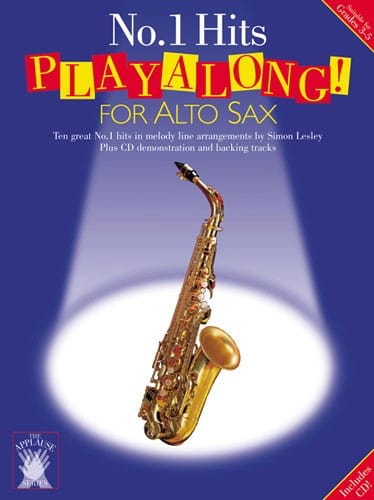 N° 1 Hits Playalong For Alto Sax Partition Saxophone