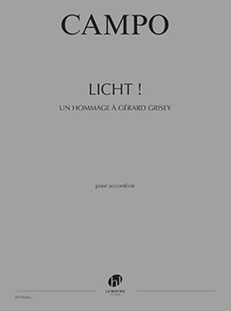 Licht! Regis Campo Partition