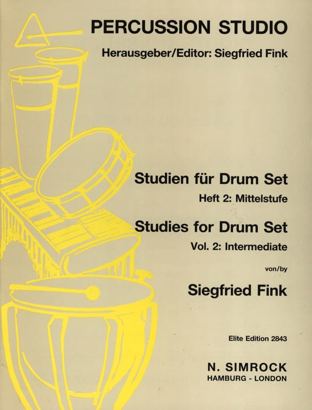 Studies for Drum Set - Volume 2 Siegfried Fink Partition Batterie