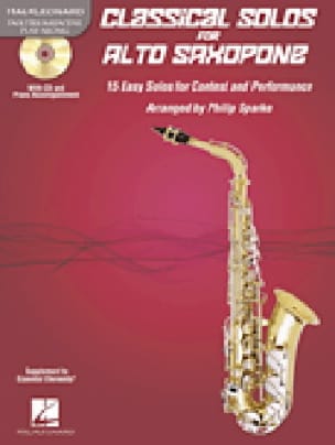 Classical Solos for Alto Saxophone Partition Saxophone