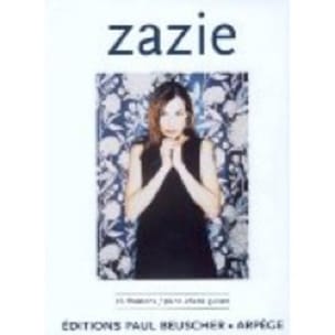 26 Chansons Zazie Partition Chanson française