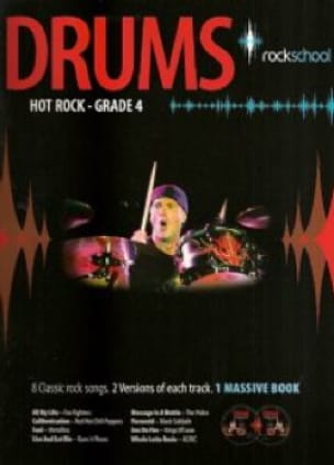 Drums Hot Rock Grade 4 - Rockschool Partition Batterie