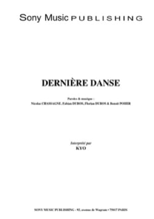 Dernière Danse - Kyo - Partition - Chanson française