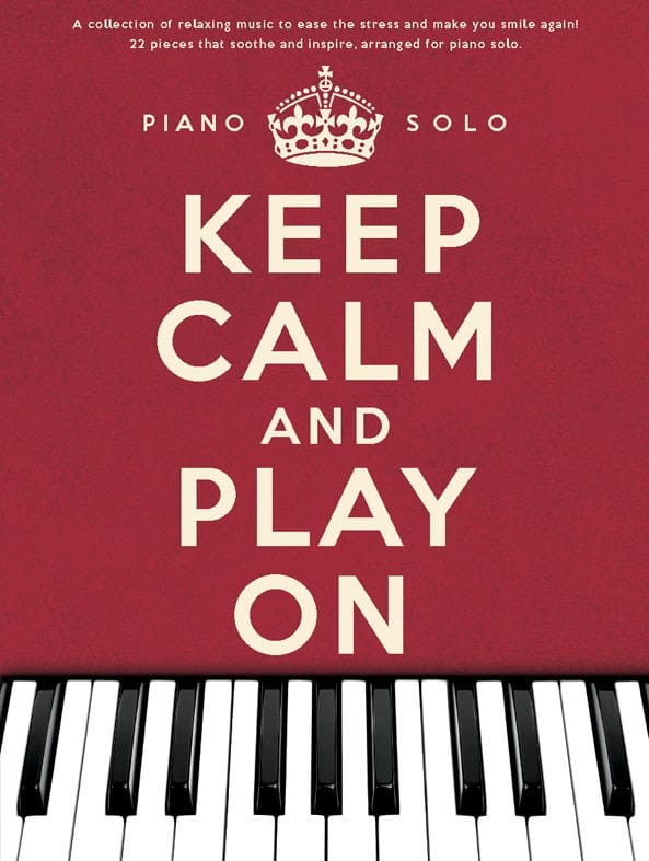Keep calm and play on Partition Pop / Rock