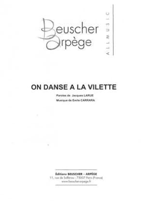 On Danse à la Villette Damia Partition Chanson française