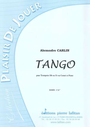 Tango Alexandre Carlin Partition Trompette