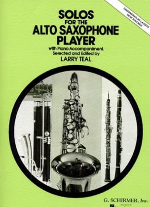 Solos For The Alto Saxophone Player Partition Saxophone