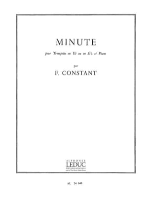 Minute Franz Constant Partition Trompette