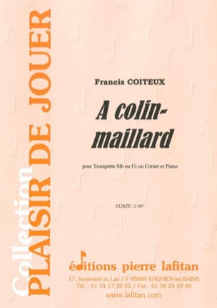 A Colin-Maillard Francis Coiteux Partition Trompette