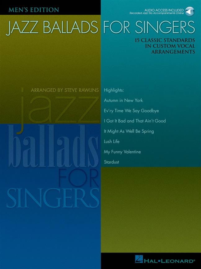 Jazz Ballads For Singers - Men Partition Jazz