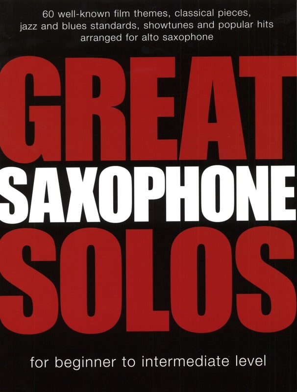 Great Saxophone Solos Partition Saxophone