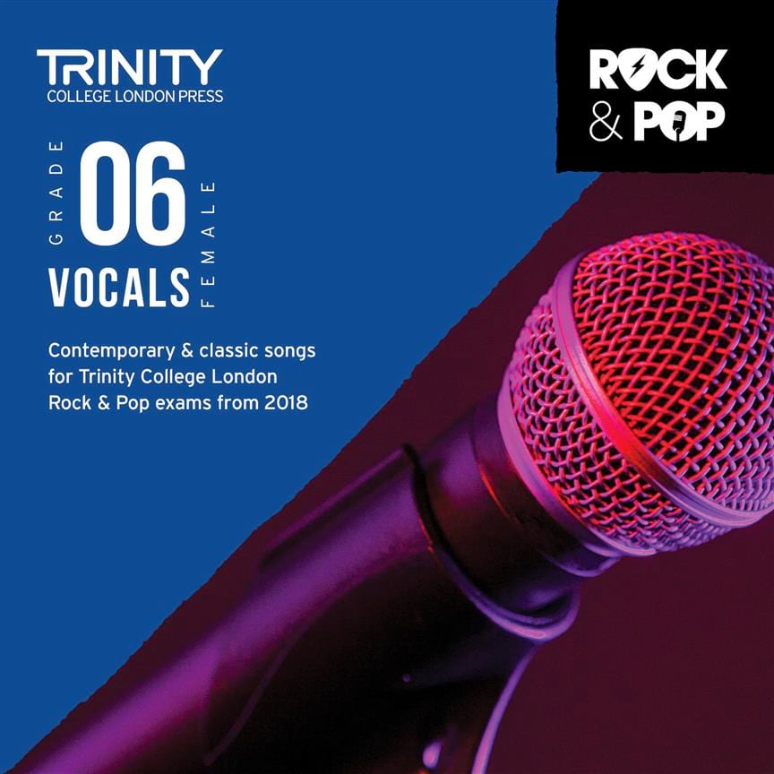 Trinity Rock and Pop 2018-20 Vocals Grade 6 CD - Woman's Voice - 