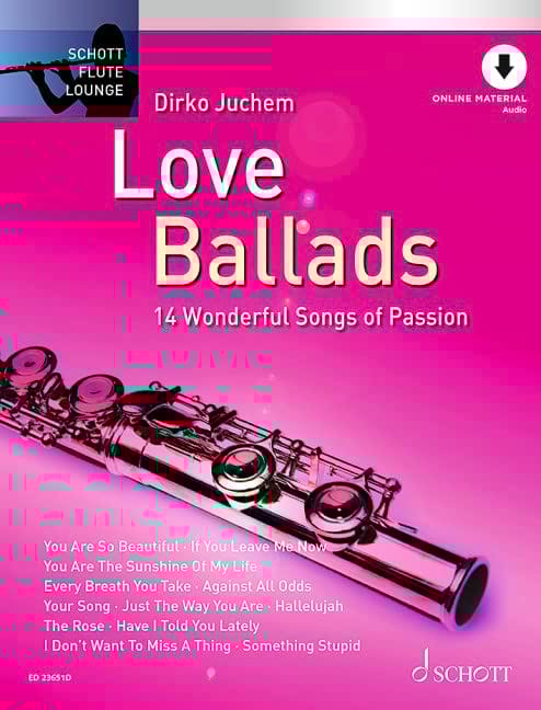 Love Ballads - Flûte Partition Flûte traversière