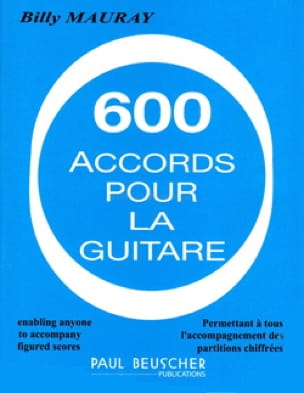 600 Accords Pour la Guitare Billy Mauray Partition Guitare